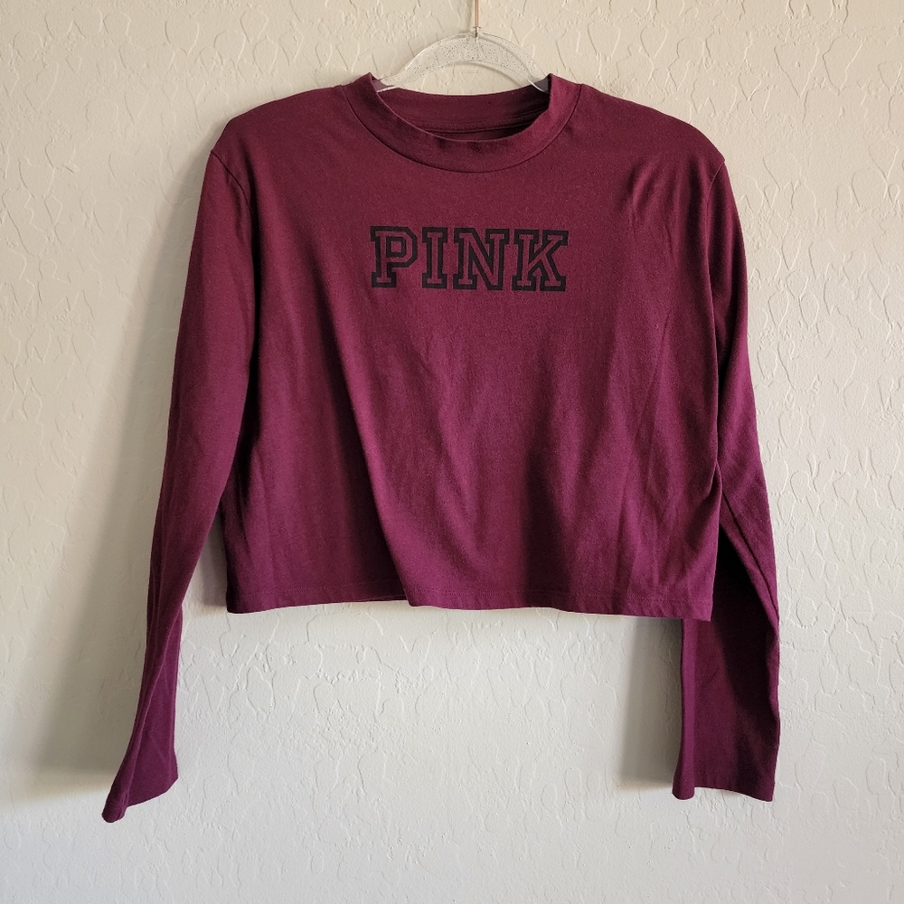 VS PINK Crop Top Long Sleeve XS